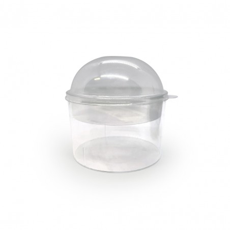 Inserto e coperchio cupola in PS per Bodeglass da 300 ml (PZ.100)