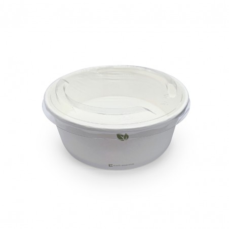 Bowl per asporto bianca Earth Essentials in cartoncino da 1200 ml (PZ.240)