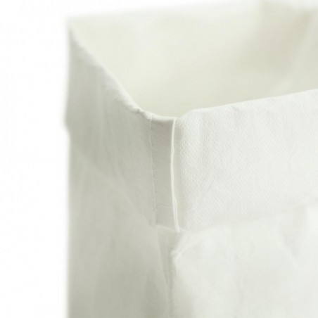 Sacchino per alimenti in carta lavabile bianca large (PZ.01)