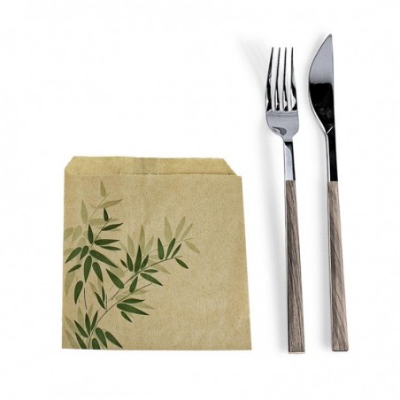 Sacchetti per alimenti in carta antiunto feel green 12x12 cm (PZ.1000)