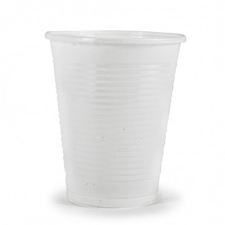 Bicchiere in plastica PP bianca da 200ml (PZ.100)