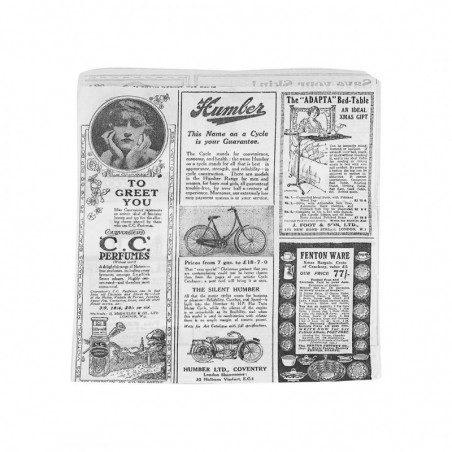 Busta per panini a L Times bianca 17x18cm (PZ.500)