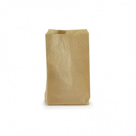 Sacchetto per alimenti in carta avana millerighe 14x30 cm (KG.10)