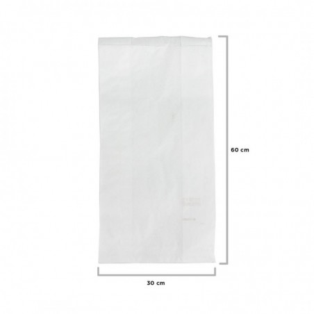 Sacchetto per alimenti in carta bianco 30x60 cm (PZ.500)