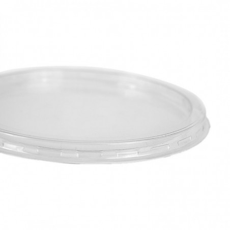 Coperchio contenitore per asporto in plastica cilindrico cibi freddi (PZ.50)