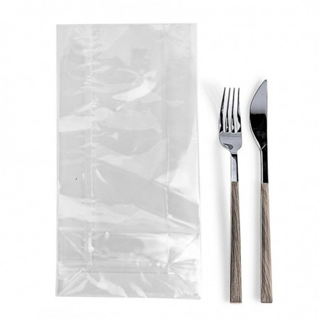 Sacchetti per alimenti in plastica termosaldabile 14x27 cm (PZ.100)