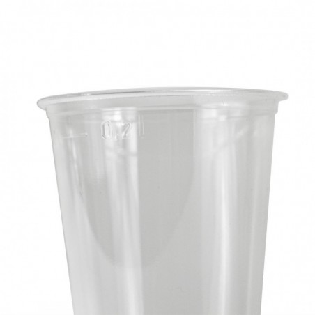 Bicchiere compostabile in PLA trasparente da 250ml (PZ.50)