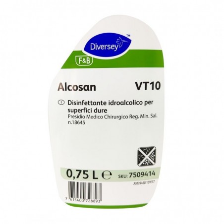 Alcosan detergente disinfettante per superfici (ML.750x6)