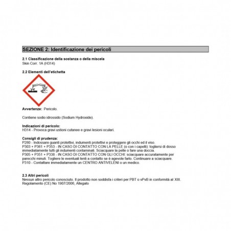 Detergente Optimax alcalino per lavaggio meccanico (LT.5x2)