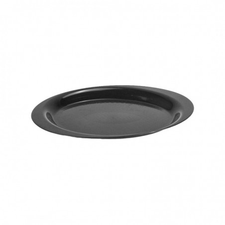 Piatto in plastica ovale nero (PZ.50)